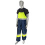 Hi-Vis Freezer Overalls Hepworths C-B2 Nylon Navy ANSI Class 3