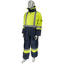 Hepworth's C-S2 Hi-Vis Nylon Freezer Suit, Navy and Yellow