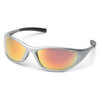 Zone II® Ice Orange Mirror Lens with Silver Frame