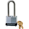 MasterLock 3LHBLK Safety Lockout Padlock Steel Black Keyed Different