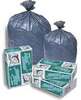 Can Liner, Liner Low-Density Polyethylene, 60 gal, 0.95 mil, Extra Heavy, Star Seal, White