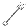 Sani-Lav® 2073R Stainless Steel Reinforced Meat Fork 4 12" Tines