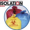 Red Biohazard Bags 10 Gal Cap Linear Low 1.2 Mil Perforated Rolls