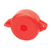 Lockout Wheel Valve 2-1/2 in to 5 in Dia, Red