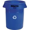 Rubbermaid 262073 Brute Recycling Container w/ Venting Channels, 32 gal