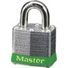 MasterLock 3GRN Green Safety Lockout Padlock Steel Keyed Different