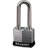 MasterLock 3LFBLK Safety Lockout Padlock Steel Black Keyed Different