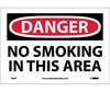No Smoking Sign 7 X 10 Vinyl Adhesive Backed OSHA Compliant