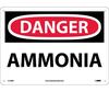 Danger Ammonia Sign, Vinyl