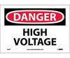 Danger High Voltage Sign, Vinyl
