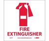 Fire Extinguisher Sign, Vinyl