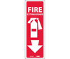 Fire Extinguisher Sign, Vinyl