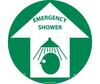 Emergency Shower Sign, Vinyl