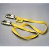 Miller®, Positioning / Restraint Lanyard, Polyester Webbing, Yellow, 4 ft, Locking Snap Hook (Harness)|Locking Snap Hook (Anchor), 310 lbs