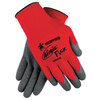 Ninja® Flex N9680 15-Gauge Red Nylon Shell Latex Palm Gloves