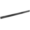 Floor Squeegee, Rubber, 36 in, Black, Tapered