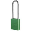 American Lock® Green Aluminum Safety Lockout Padlock, 3" Shackle