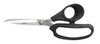 Wolff PS187L Left Hand Straight Black Handle Shears 8.75"