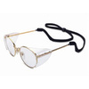 Safety Glasses, Clear, Scratch-Resistant, Gun Metal, Framed
