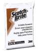 Scotch-Brite Griddle Screen Scouring Pads Brown 3M 200CC