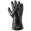 SHOWA 6780 Neoprene Chemical-Resistant Gloves Black Neoprene 12"