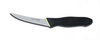 Sani-Safe®, Boning Knife, Semi-Flexible|Curved, High Carbon Steel, Polypropylene, Ergonomic|Textured, Polished, Sharp/Honed Edge, 5 in, 10 in, Slip-Resistant, Black with Yellow Dot, 12 per Box, Re-Sharpenable Blade, 5 in