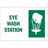 Eye Wash Station Sign, Plastic