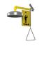 SpinTec, Horizontal Drench Shower, Wall Mount, Yellow
