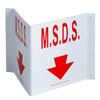 MSDS Sign, Polystyrene