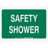 Safety Shower Sign, Plastic