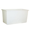 Bulk Mover Tub, 57 gal, 36-1/4 L x 24-1/2 W x 23 H in, Polyethylene, 36-1/4 in, 23 in, 24-1/2 in, White, Rust-Resistant, Corrosion-Resistant