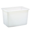 Bulk Mover Tub, 41 gal, 32-1/4 L x 23-1/4 W x 20 H in, Polyethylene, 32-1/4 in, 20 in, 23-1/4 in, White, Rust-Resistant, Corrosion-Resistant