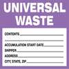 Universal Waste Label, Paper