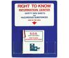 SDS Right To Know Information Center with Binder
