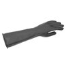 LEHIGH® 28631 Latex Chemical-Resistant Gloves, Black, 40 mil,18 in, Extended SZ10