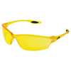 MCR Safety LW214 Law 2 Safety Glasses, Amber Lens