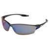 MCR Safety LW218 Law 2 Safety Glasses, Blue Mirror Lens