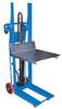 Vestil Steel Hydra Lift Cart 20 In. x 21-3/8 In. 750 Lb. Capacity Blue