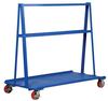 Vestil Steel A-Frame Cart 30 In. x 60 In. 2000 Lb. Capacity Blue