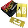 C.H. Hanson®, Letter and Number Stencil Set, English, A to Z, 1, 2, 3, Brass