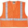RIVER CITY®, Tear-A-Way Safety Vest, Polyester Mesh, Fluorescent Orange / Silver, Class 2, 3X-Large