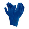 Ansell VersaTouch 62-401 Chemical-Resistant Gloves, Blue, Natural Latex Rubber