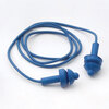 Metal Detectable Earplug, Corded, Blue, Double Flange, 24 dB
