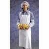 Ansell 54-290 AlphaTec White Poly Disposable Aprons 45 x 28"