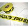 Harris Industries BT-7 Barricade Tape "CAUTION CONSTRUCTION AREA" Black on Yellow, 3in x 1000 ft
