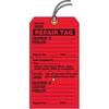 Emed Co CRT786R Red Cardstock Repair Tag, 4 in x 7-1/2 in