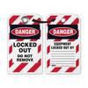 Emedco DT792 Danger Locked Out Do Not Remove Tag, Durotag