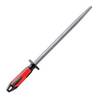 Friedr. DICK 73171 25-63 Steel Sharpener, Red/ Black Handle, Steel, Round, Plastic, 7/16 in, 6/BX