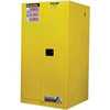 Justrite 896000 Sure-Grip EX Yellow Steel Flammable Cabinet, 60 gal