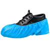 Keystone® SC-CPE-XL Blue Embossed Light Vinyl Shoe Covers XL Water Repellant